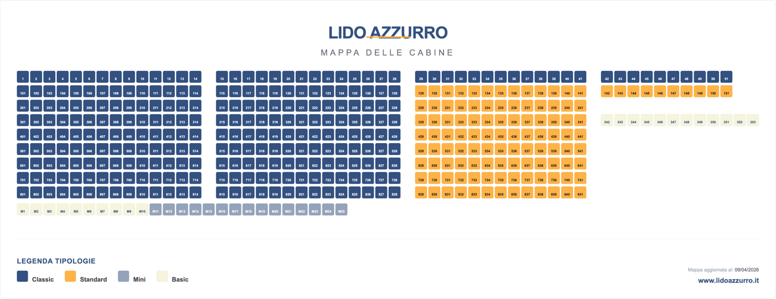 mappa lido azzurro completa 1